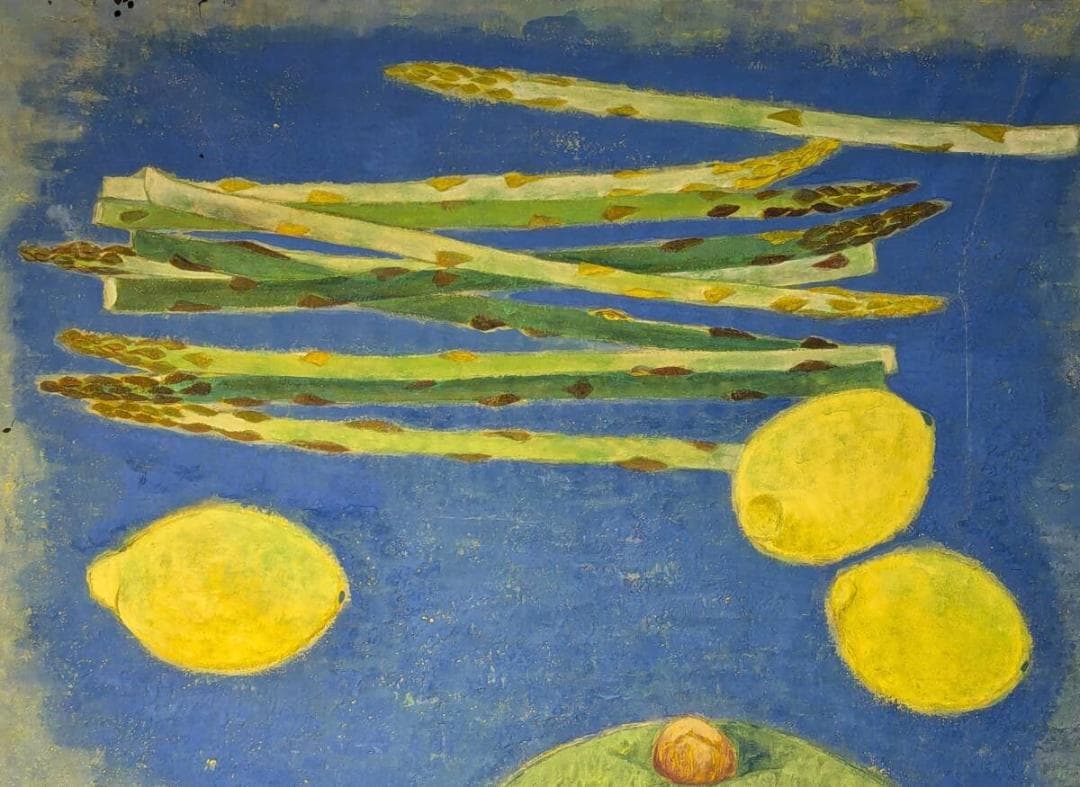 【真作】絵画　植杉泰子　日本画12号　静物　美しい色彩のハーモニー　U57