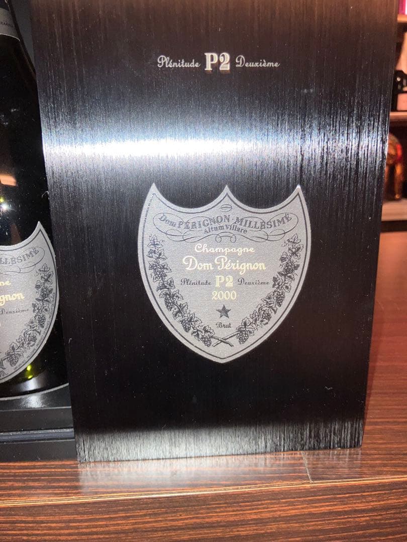 希少 2000 ドンペリ Dom Pérignon P2 空き瓶1専用ケース1