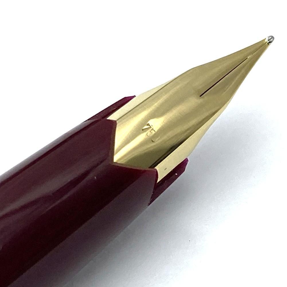 18K モンブラン 121 MONTBLANC 万年筆 ボルドー