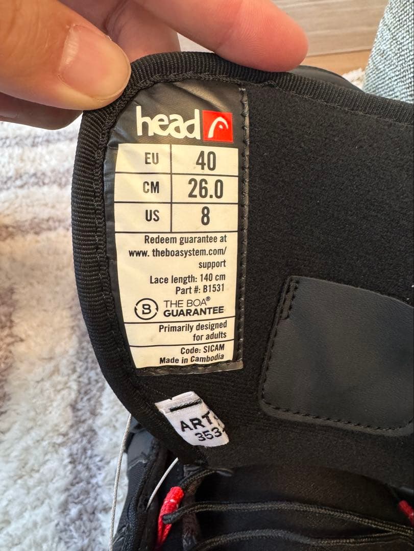 【即日発送】head Perfect Fit スノーボードブーツ