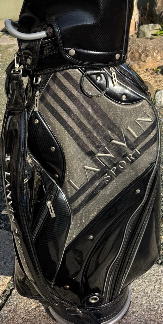 LANVIN SPORT さすが高級志向の光沢メタリックブラックの輝き特典3点組