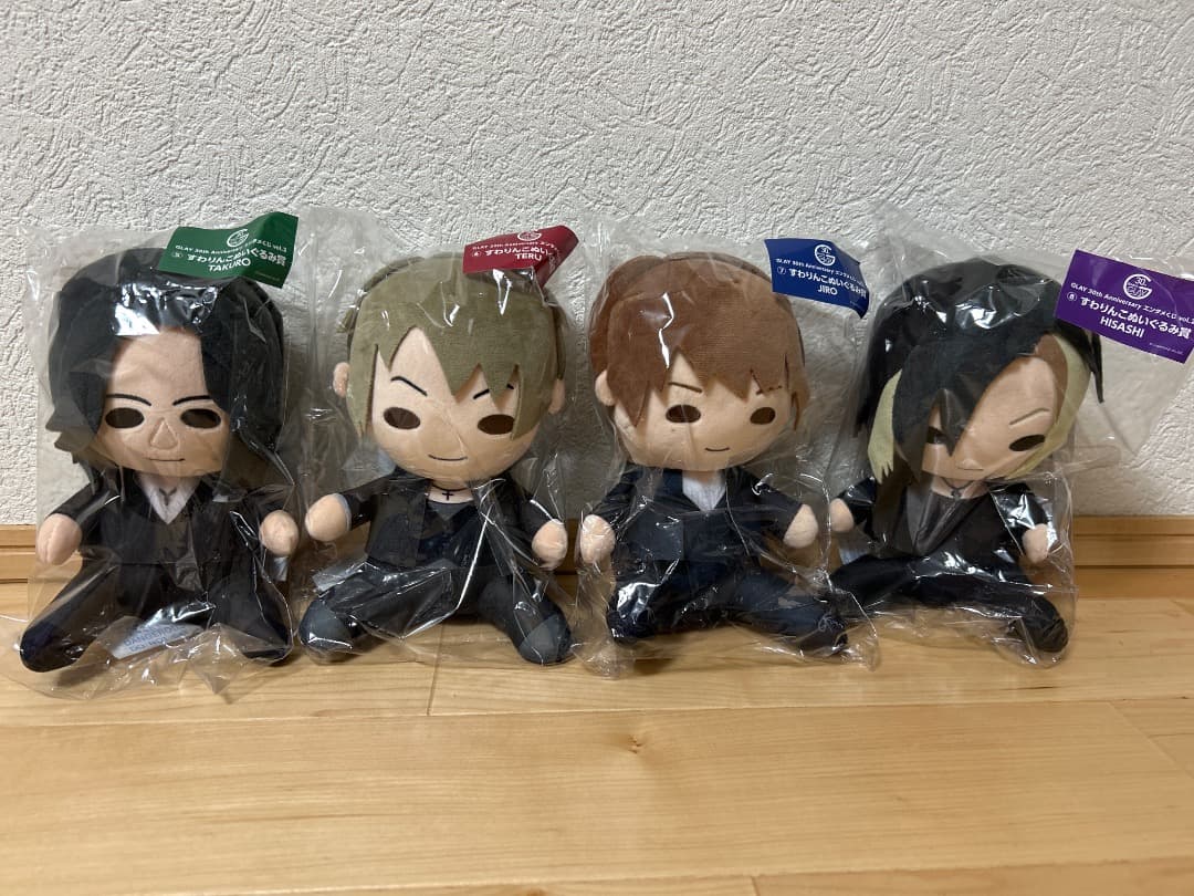 GLAY 1番くじ　エンタメくじ　すわりんこぬいぐるみコンプリートセット