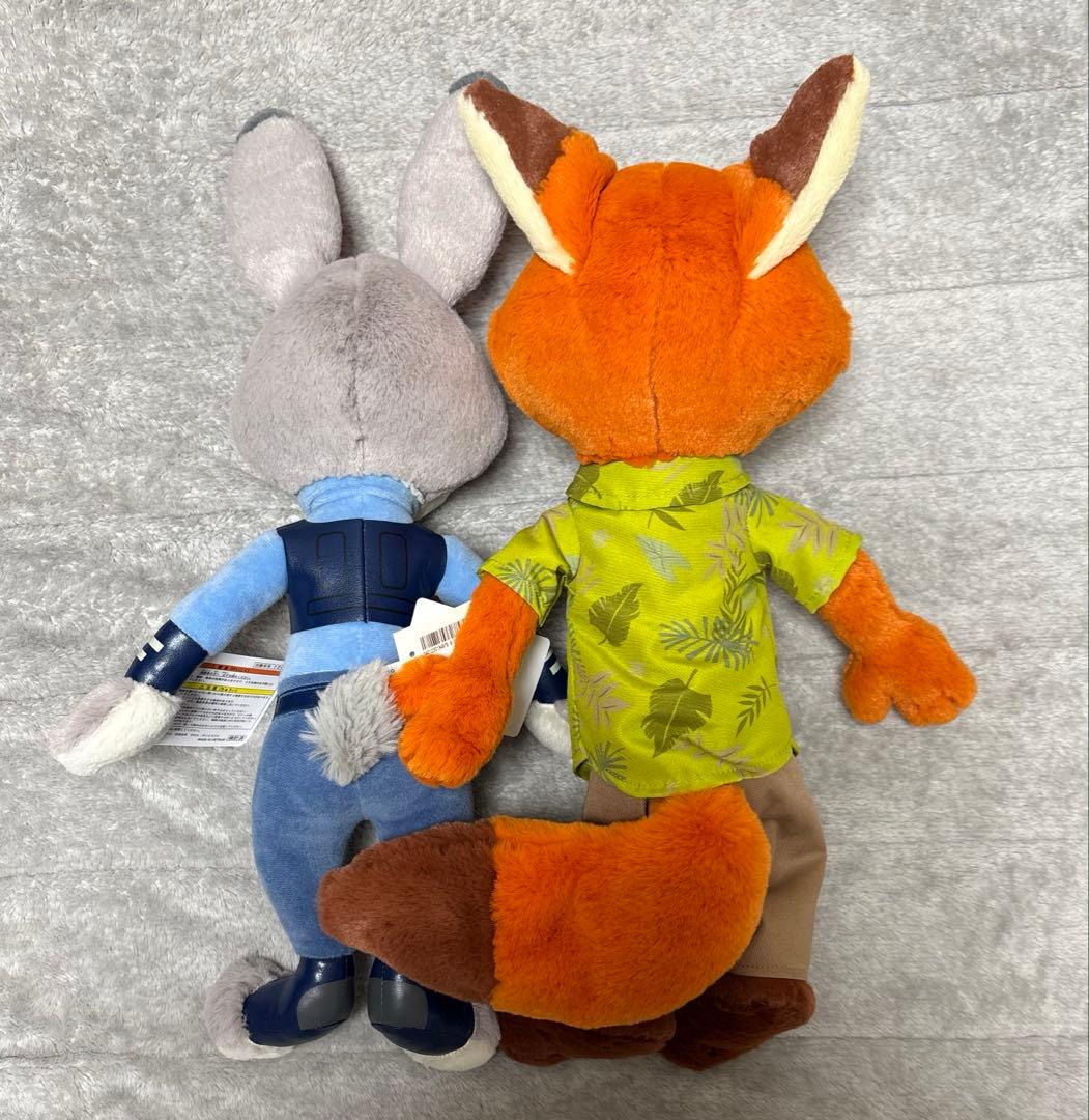 m*.様 ディズニー ズートピア ニック ジュディぬいぐるみ