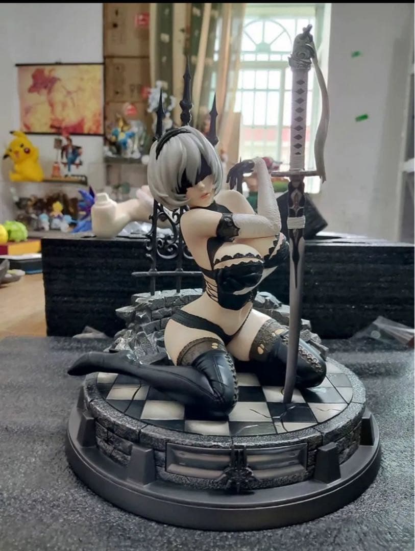 きら様Nierニーア オートマタ 2Bフィギュア1/4スケール 豪華版ボデイ2体