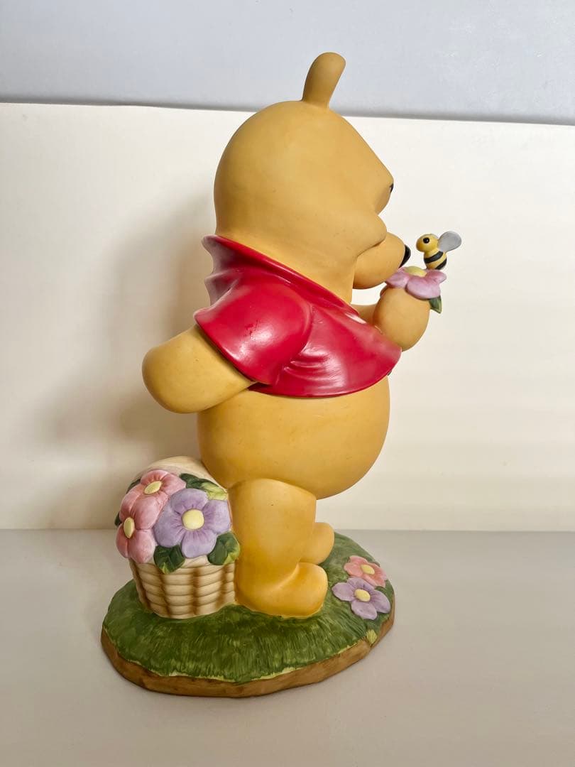 【くまのプーさん】加藤工芸　陶器　置き物　ガーデンスタチュー　希少