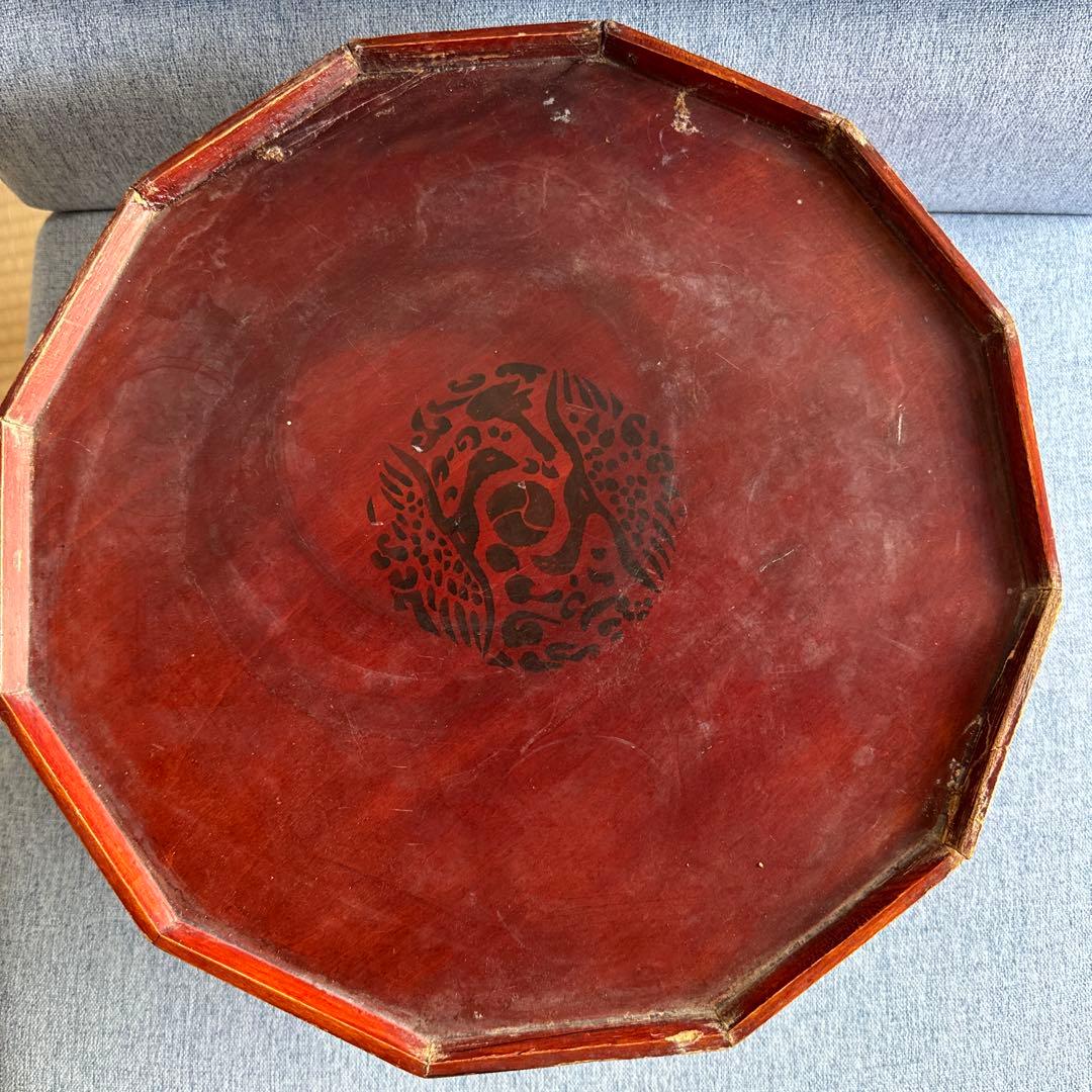 稀少品　朝鮮美術 李朝 煎茶盆 茶壺 李朝膳 中国茶 茶盤　羅州盤 小盤 ソバン