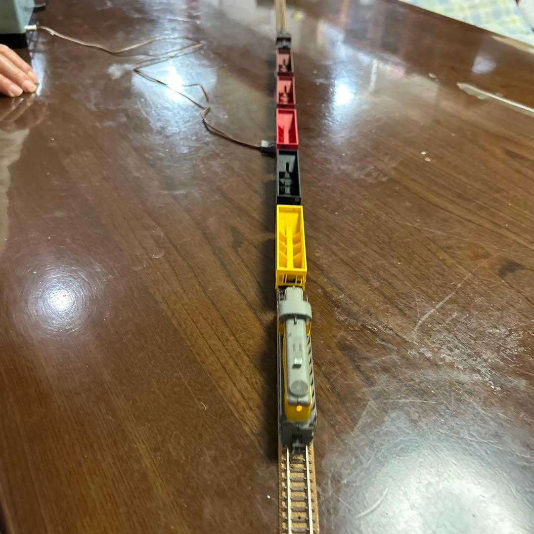 Nゲージ 外国車両鉄道模型 機関車と貨車セット