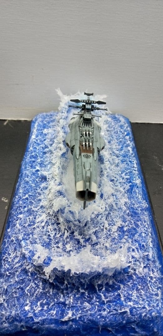 バンダイメカコレ宇宙戦艦ヤマト2202 主力戦艦 ドレッドノートジオラマ完成品