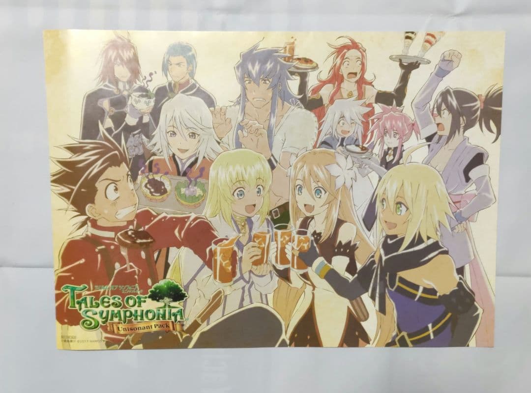 ★　テイルズオブシンフォニア　10周年記念特大クリアファイル　ランチョンマット