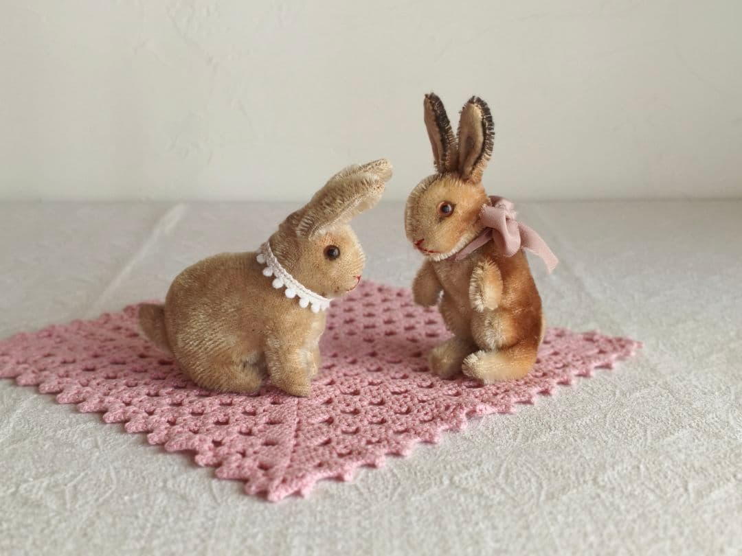 * antique rabbit ୨୧ フォルムの可愛い ウサギさん