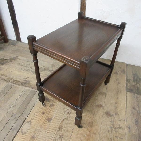 訳あり イギリス アンティーク 家具 キッチンワゴン トロリー 英国 6892d