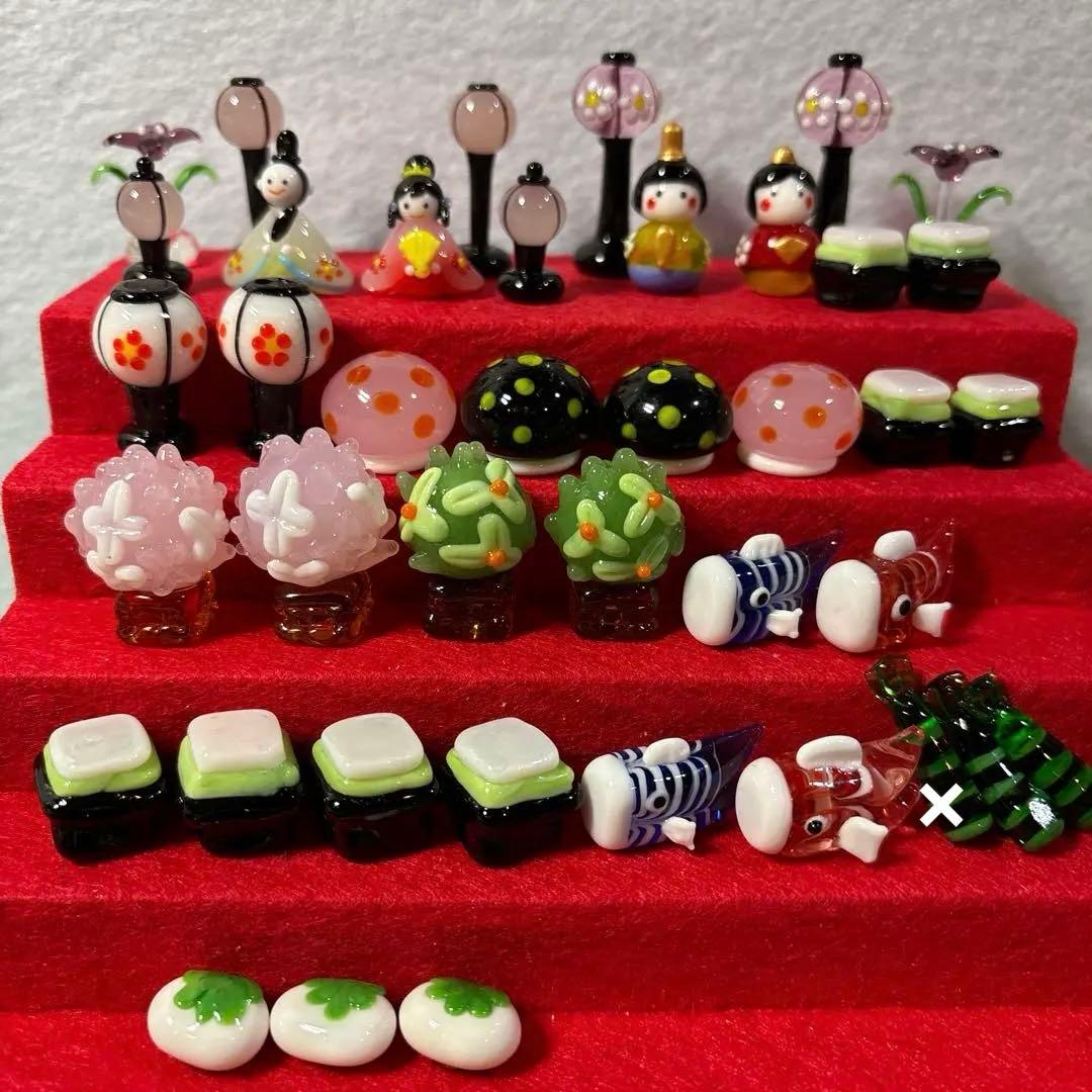 こみこみ　ガラス細工　ミニチュア