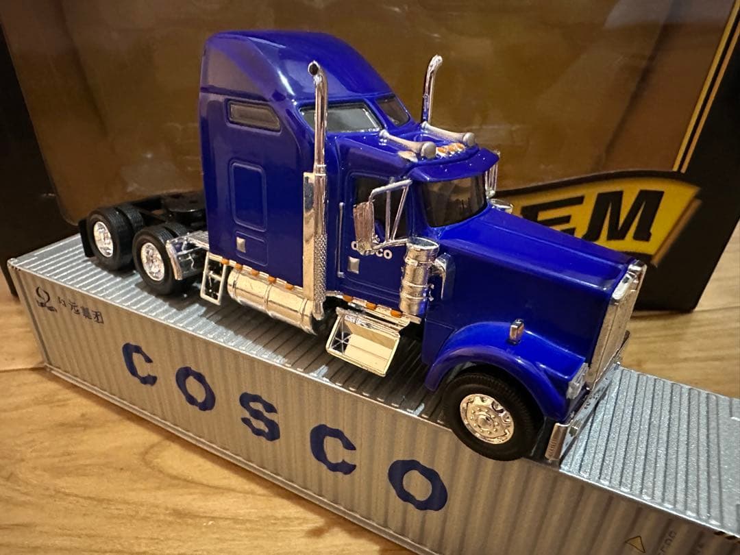 COSCO 青 トレーラー 1/64 スケール