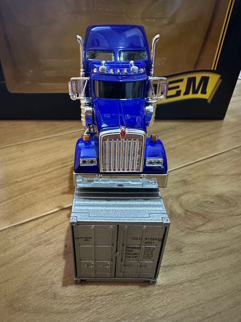 COSCO 青 トレーラー 1/64 スケール