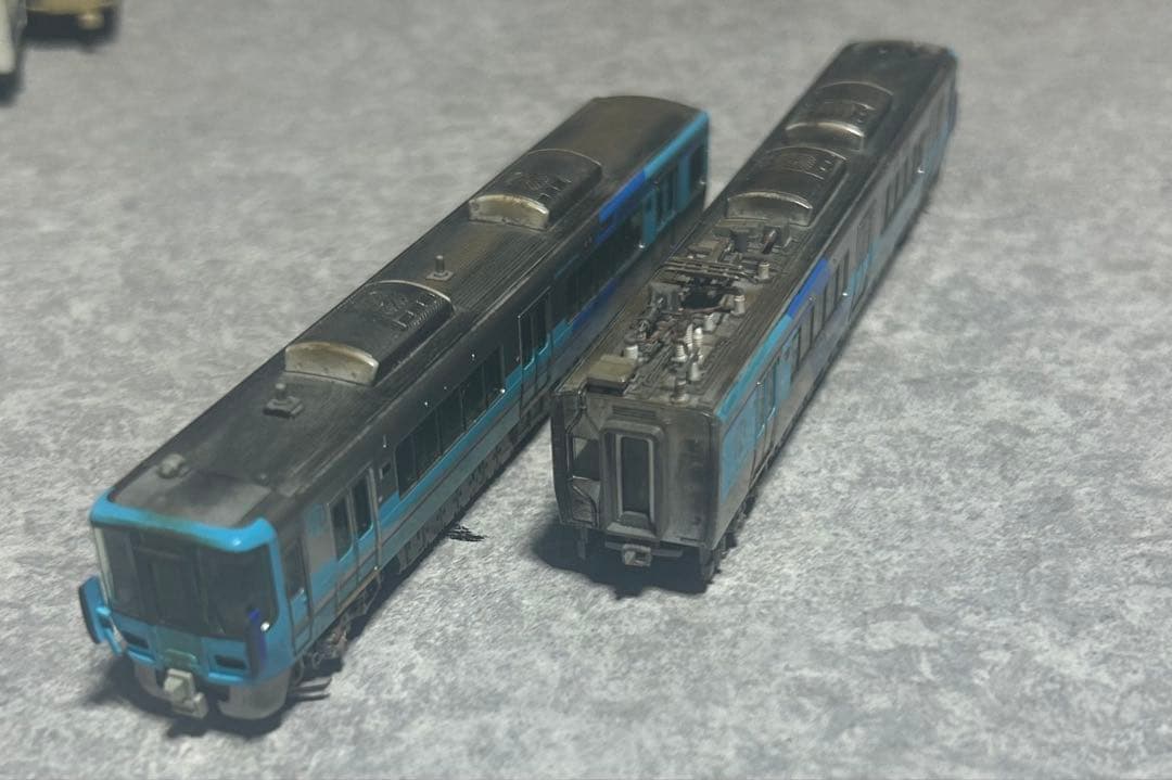 521系2次車（IRいしかわ鉄道）+おまけ419系 　　※Nゲージ