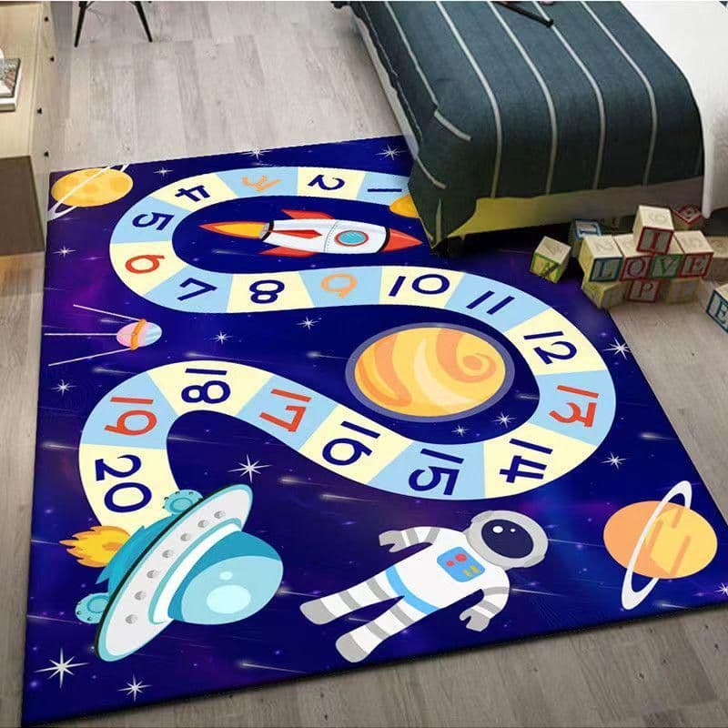 子供ゲームパッド 遊びマット 道路交通 数字柄 プレイマット 120*160