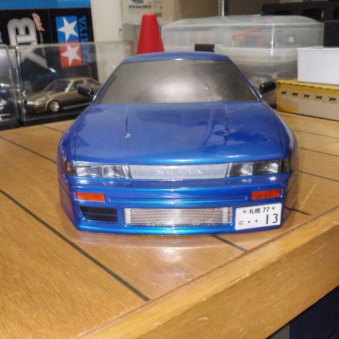 S13　シルエィティ ボディ 青 1/10　ABCホビー