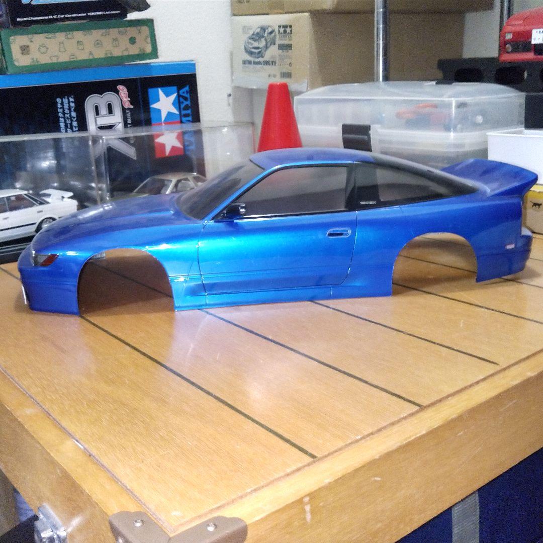 S13　シルエィティ ボディ 青 1/10　ABCホビー