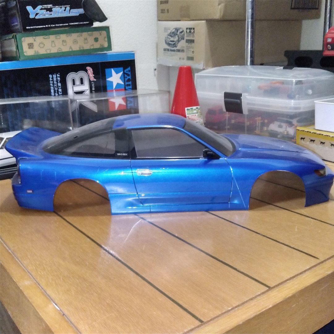 S13　シルエィティ ボディ 青 1/10　ABCホビー