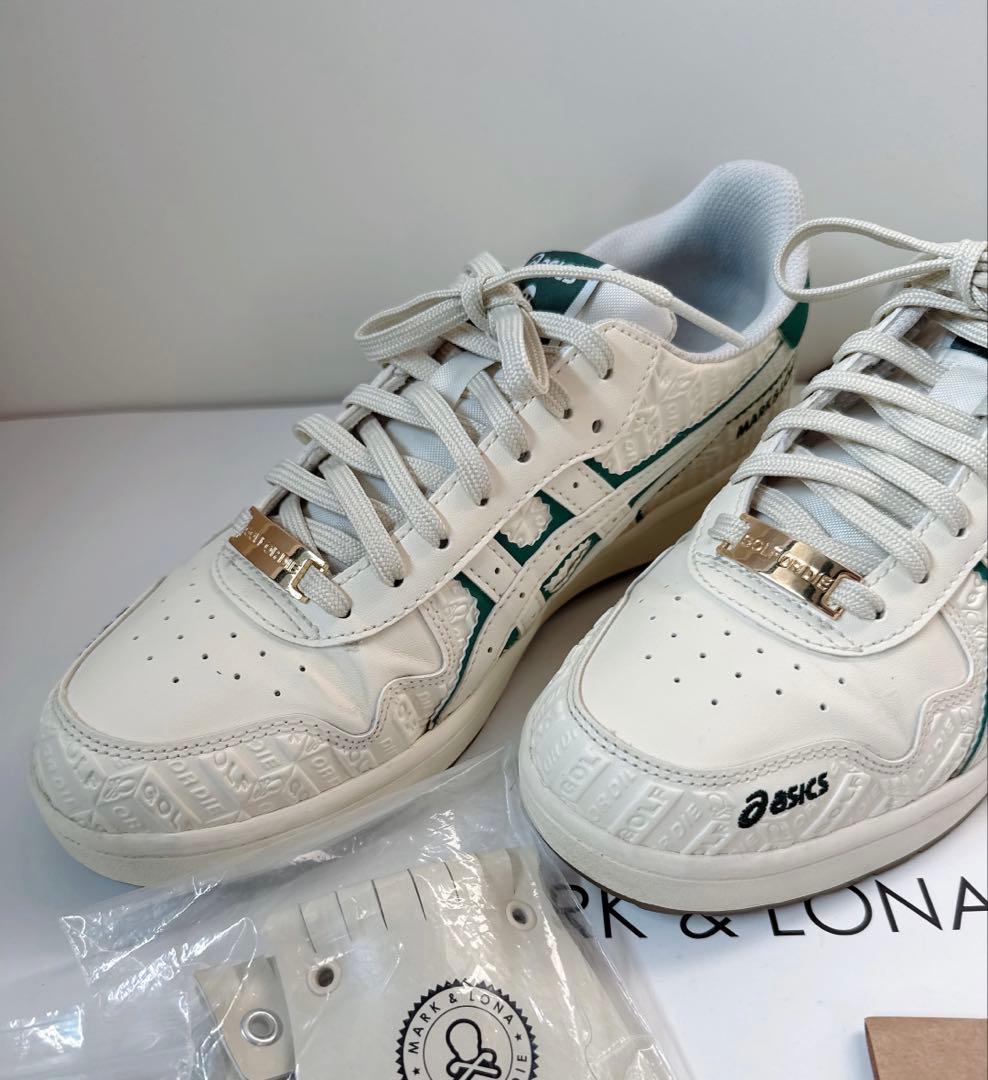 美品 ★ マークアンドロナ アシックス コラボシューズ 正規品 スパイクレス