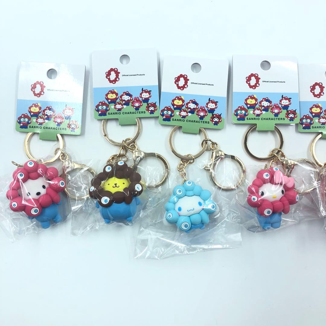 全7種 コンプリート パステル サンリオ ミャクミャク なりきり立体キーホルダー