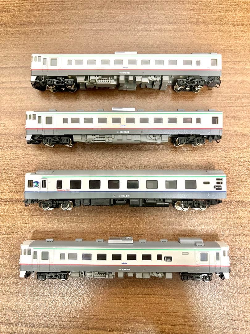 【TOMIX改造品】キハ400.キハ480.スハネフ14 (宗谷・利尻・サロベツ
