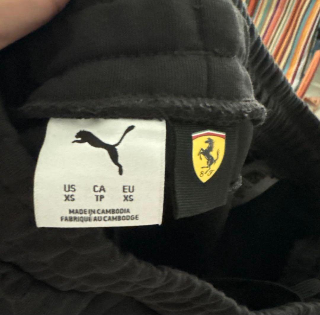 Puma フェラーリ ジャージ上下セット ブラック