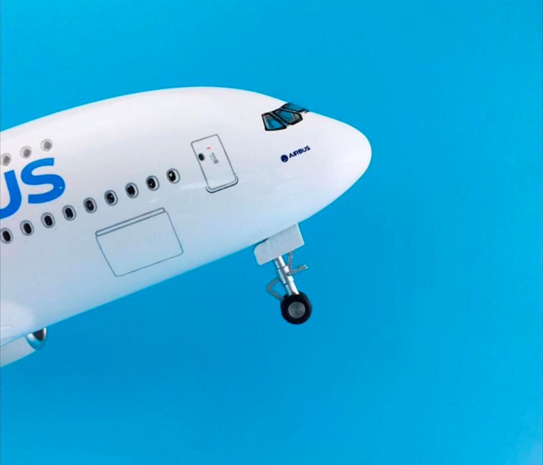 エアバス A380 1/160 大型 飛行機 模型 ハウスカラー