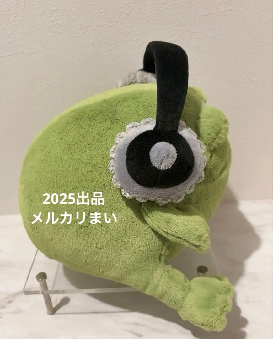 ぬいぐるみ  Ricky Rain Frog with Headphone