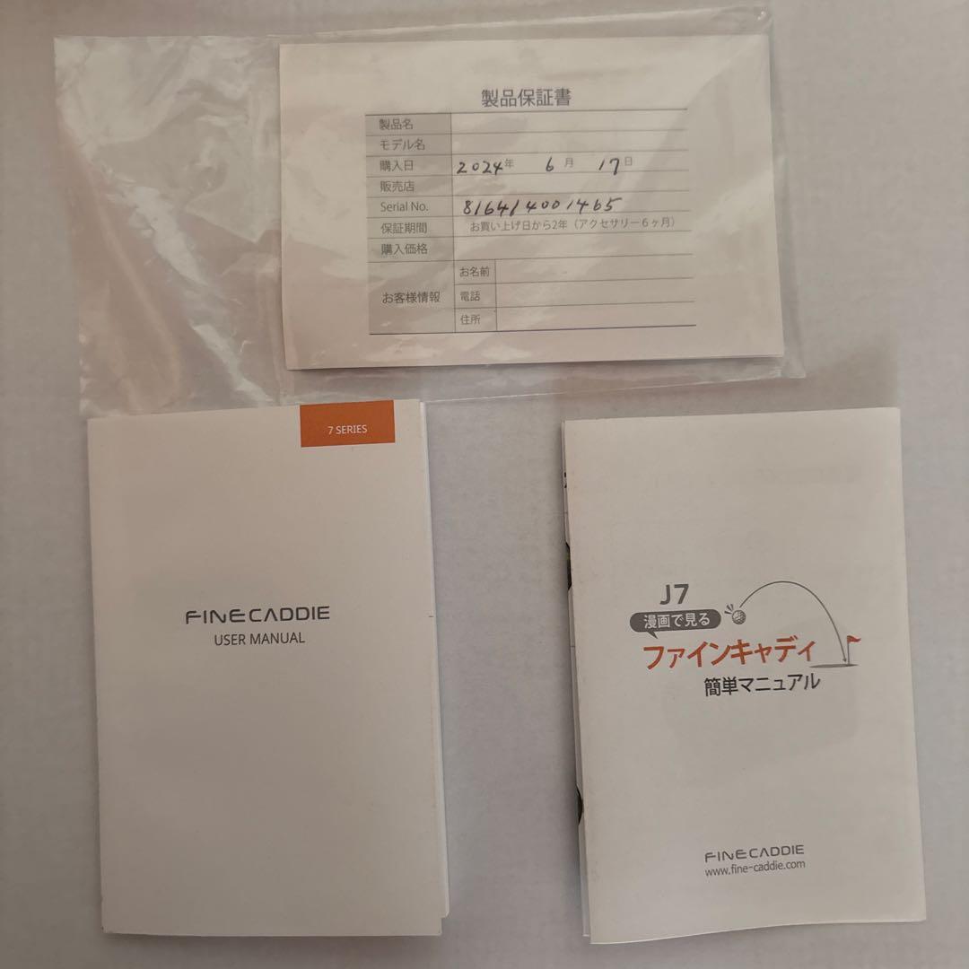 FINE CADDIE J7 ゴルフ用距離計