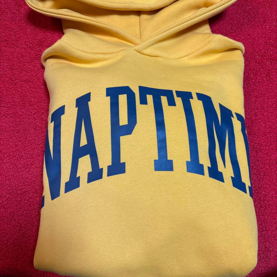 ナップタイム　naptime. Nissy パーカー　イエロー　ピンク
