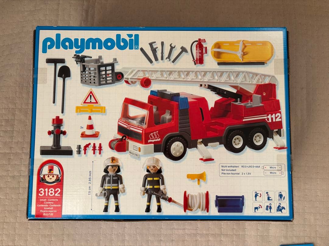 playmobil 3182 消防はしご車
