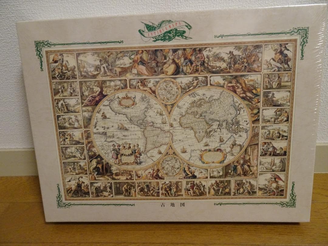 まとめ売り。新品、未開封の「古地図」 のジグソーパズル ＆新品フレームja-23