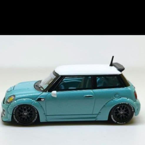 リバティーウォーク　1/64三菱ふそうトラック LBWK、ミニクーパーLBWK
