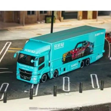 リバティーウォーク　1/64三菱ふそうトラック LBWK、ミニクーパーLBWK