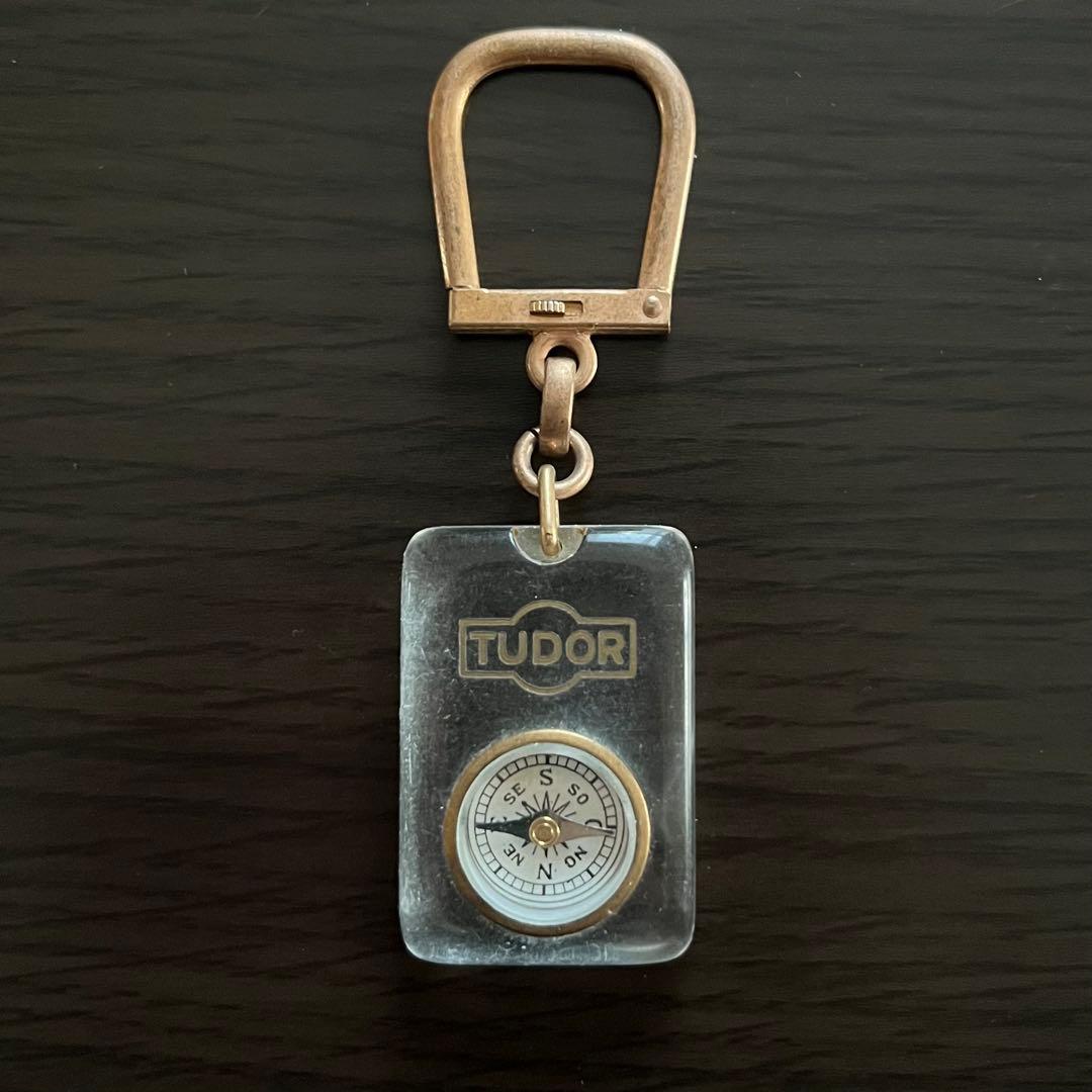 ブルボン TUDOR コンパス 方位磁石 フランス キーホルダー ノベルティ