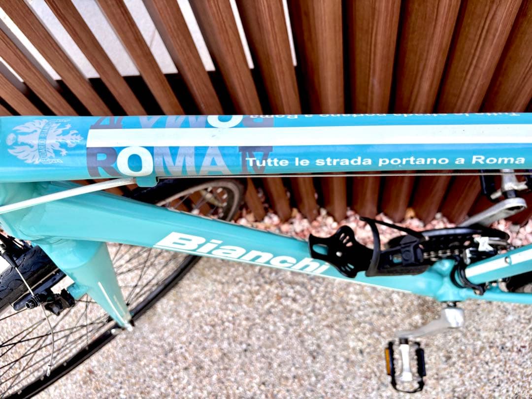 最終★引取限定【希少】57サイズ　Bianchi Roma4 ビアンキ　ローマ4