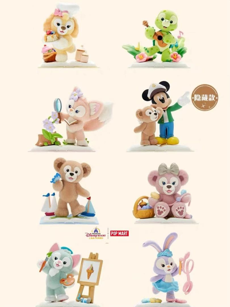 上海ディズニー　ポップマート　ダッフィー&フレンズ　フィギュア　1BOX6個入り