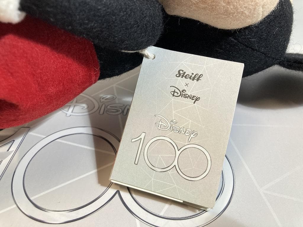 ディズニー シュタイフ D100 100周年 ぬいぐるみ 355943 限定品