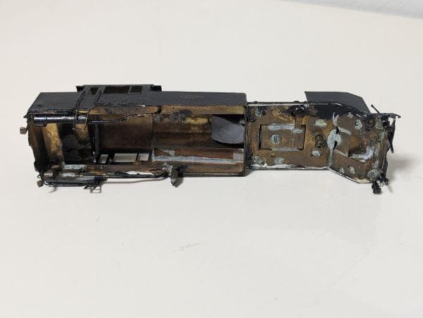 Y【ジャンク品】鉄道模型 C11形? 蒸気機関車 ２両 上部のみ 欠品あり S