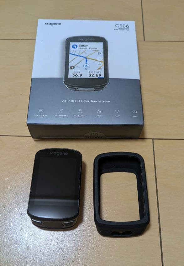 Magene C506 GPS ナビ サイコン マウント付き タッチパネル式
