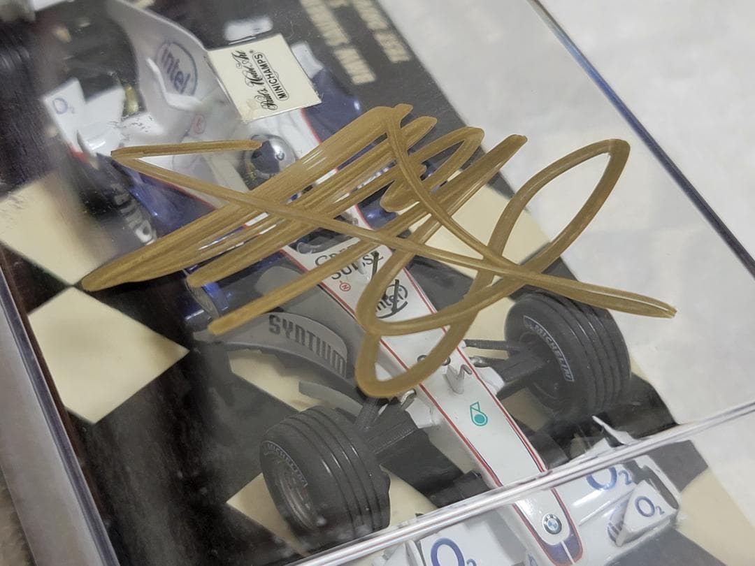 直筆サイン  SAUBER F1.06 ベッテル テストドライバー 06'
