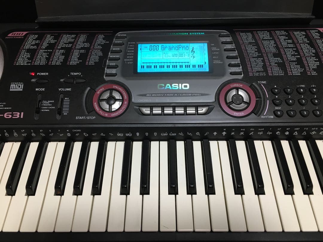 CASIOキーボード　電子ピアノCTK-631