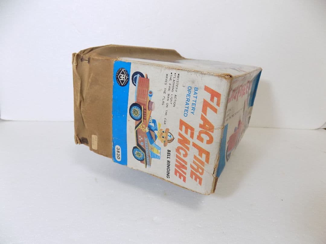 専用商品　マスダヤブリキ電動【FLAG FIRE ENGINE】※動作品