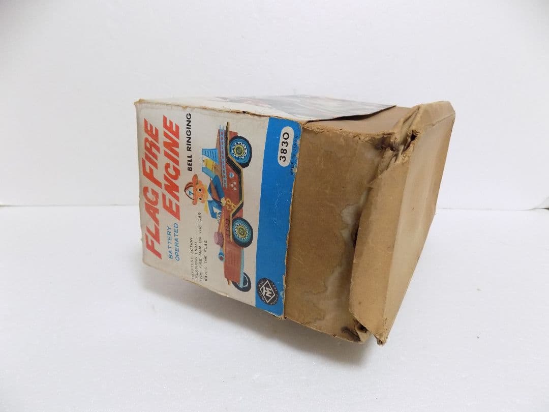 専用商品　マスダヤブリキ電動【FLAG FIRE ENGINE】※動作品