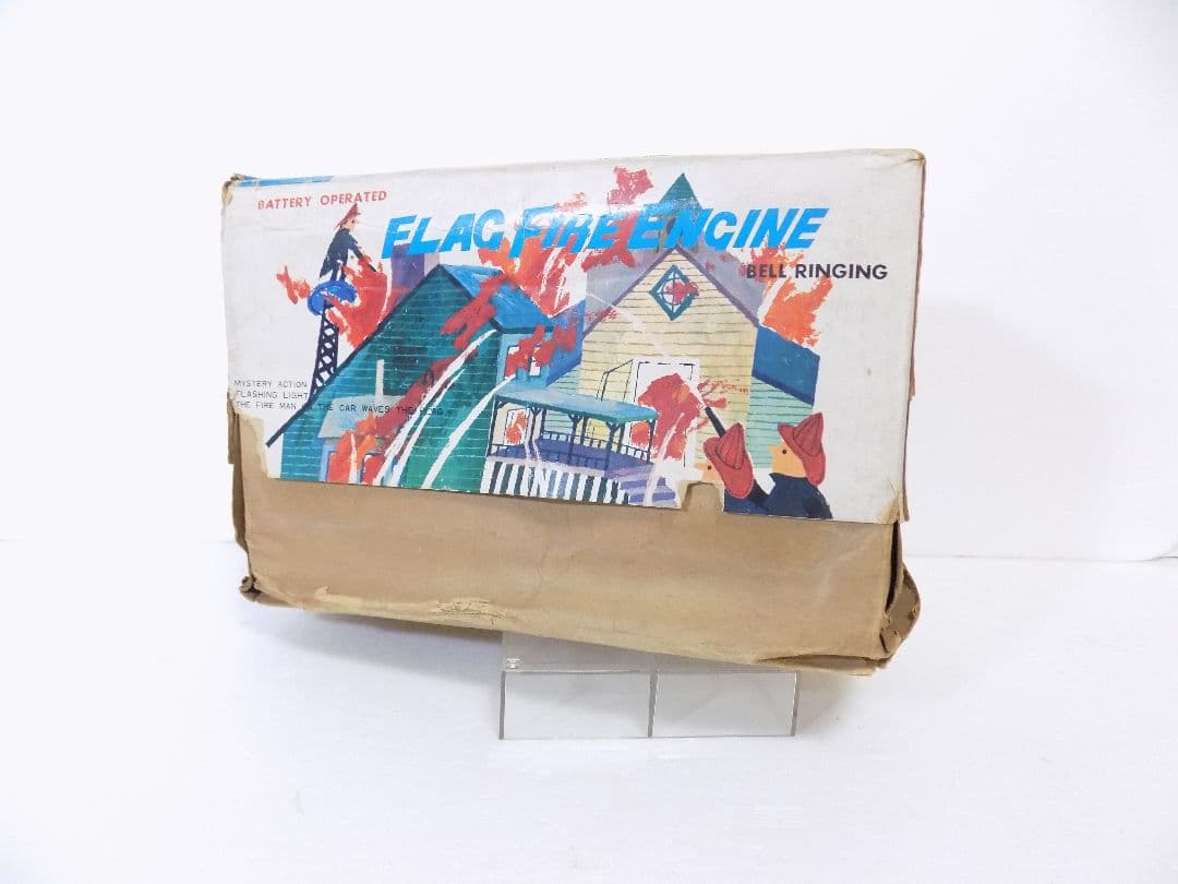 専用商品　マスダヤブリキ電動【FLAG FIRE ENGINE】※動作品