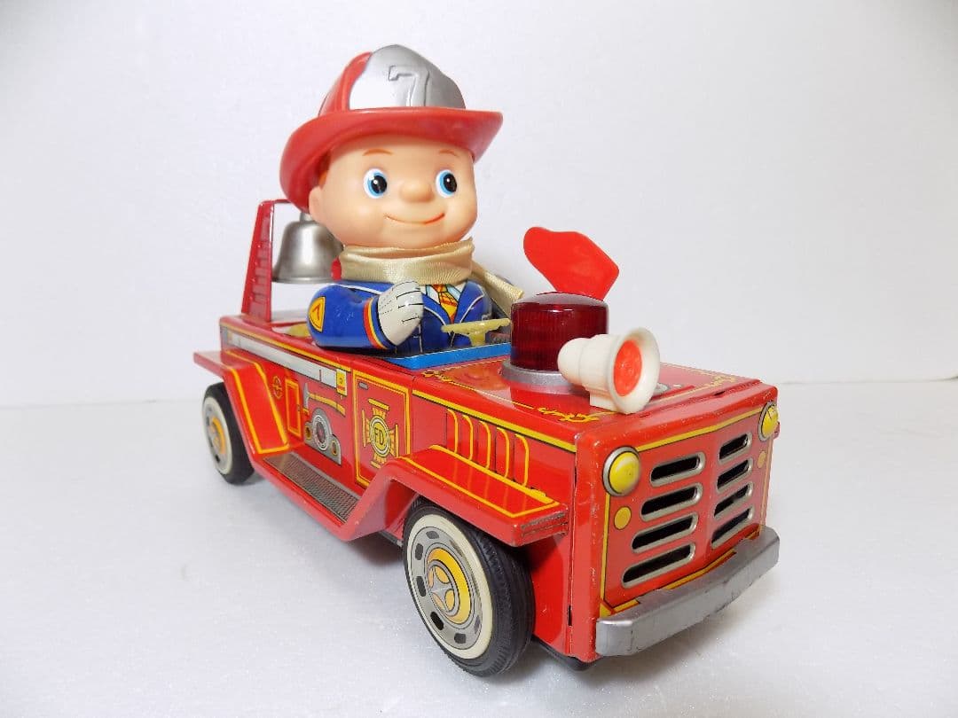 専用商品　マスダヤブリキ電動【FLAG FIRE ENGINE】※動作品