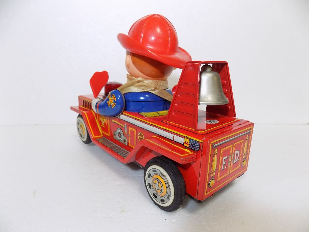 専用商品　マスダヤブリキ電動【FLAG FIRE ENGINE】※動作品