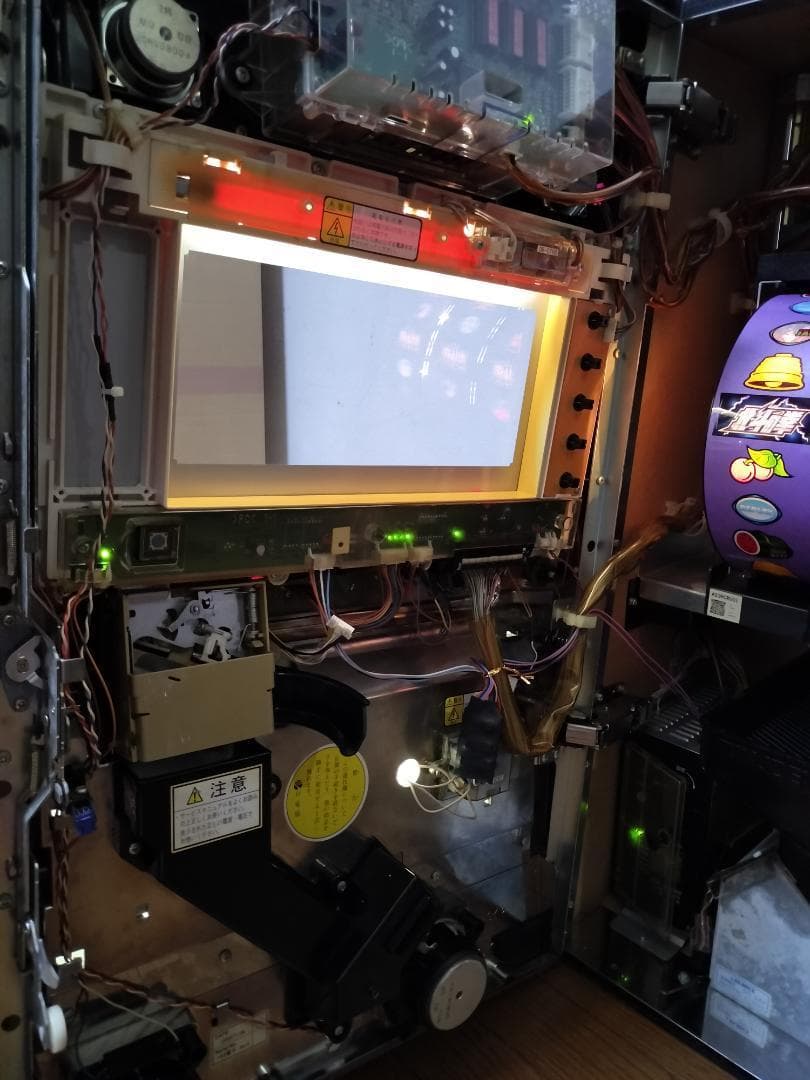 【パチスロ実機】サミー★初代 北斗の拳【フルオートプレイ付不要機付】４号機