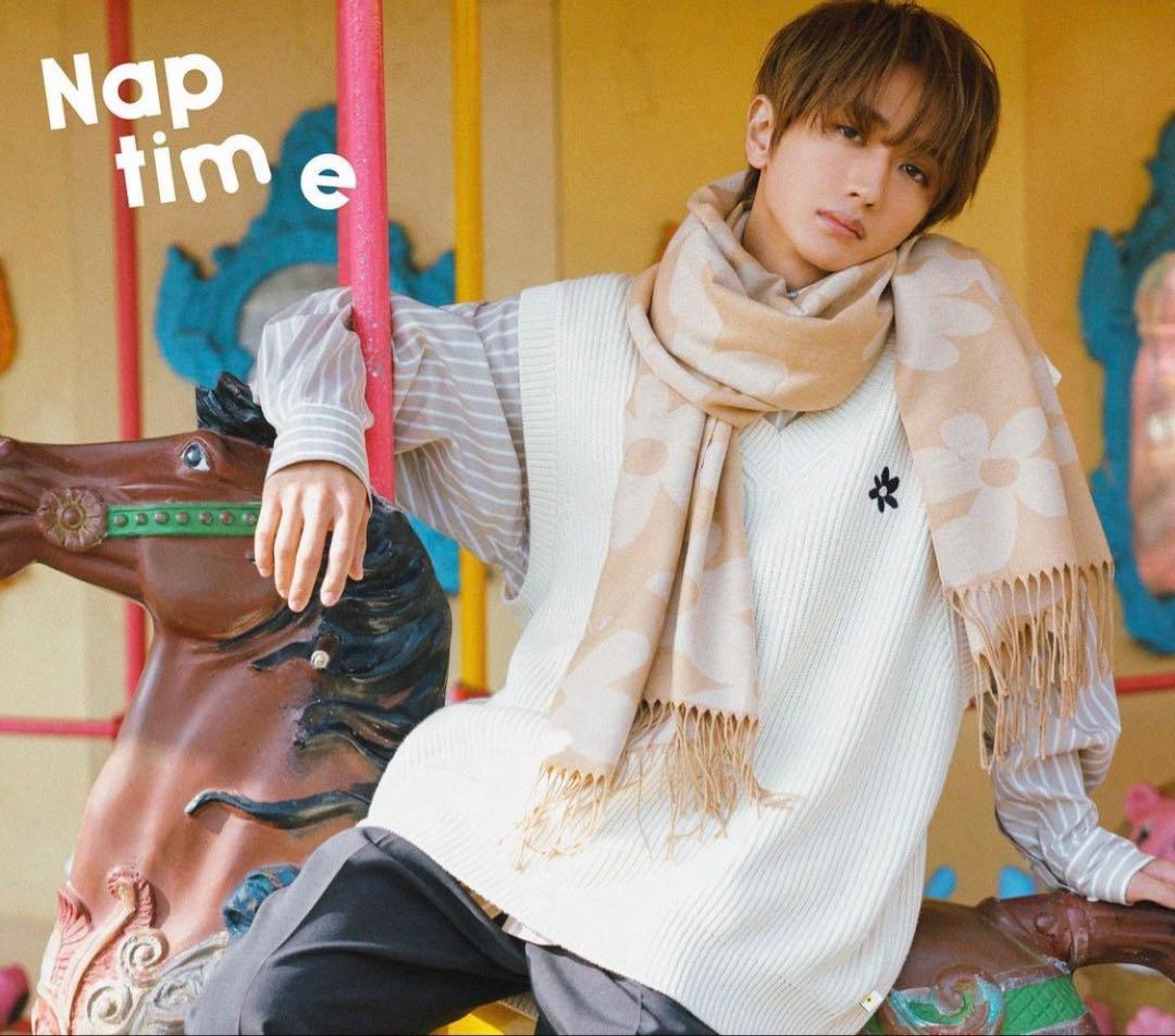 Nissy 西島隆弘　ナップタイム　naptime. ニットベスト